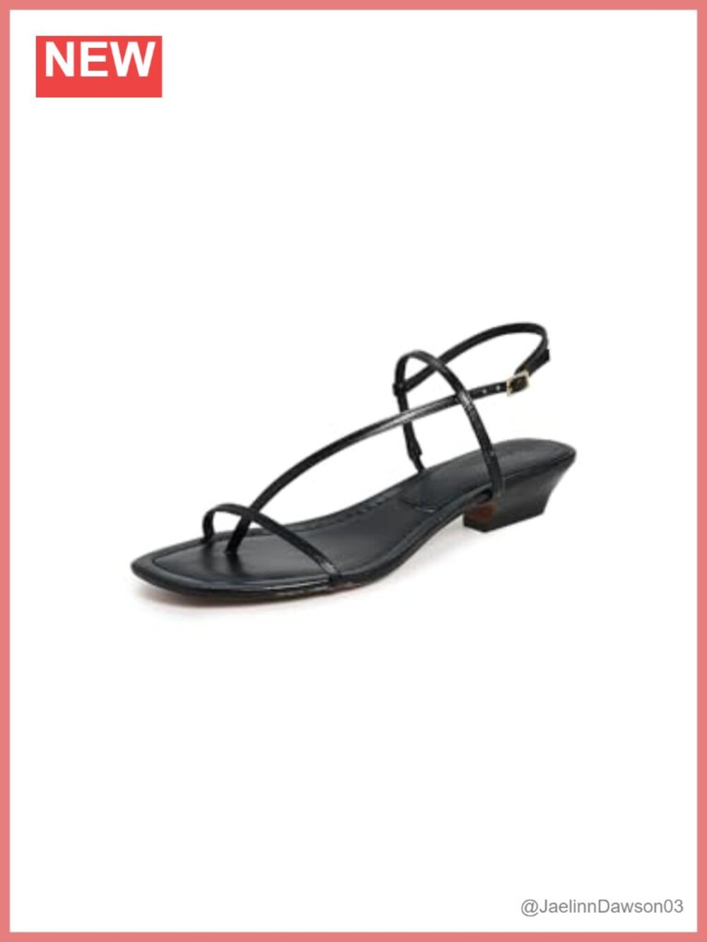 Leather Kitten Heel Gladiator Sandals Asymmetric T-Strap